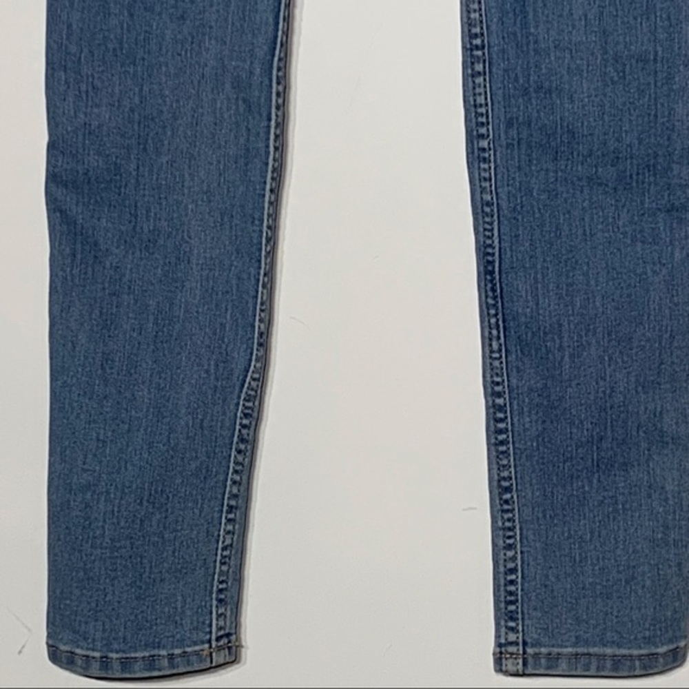 EUC Hollister Super Skinny Grommet Leather Lace Embellished Pocket Denim Jeans 1 - Picture 6 of 6